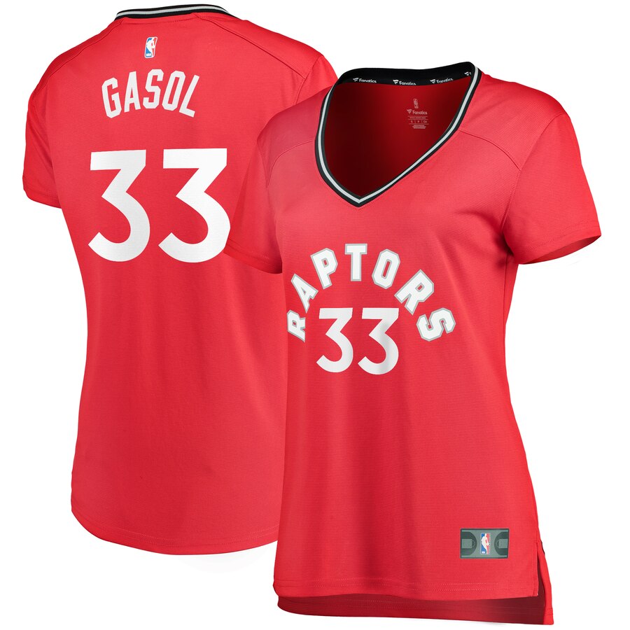 Marc Gasol Toronto Raptors Fanatics Branded Women's Fast Break Replica Player Jersey - Icon Edition - Red