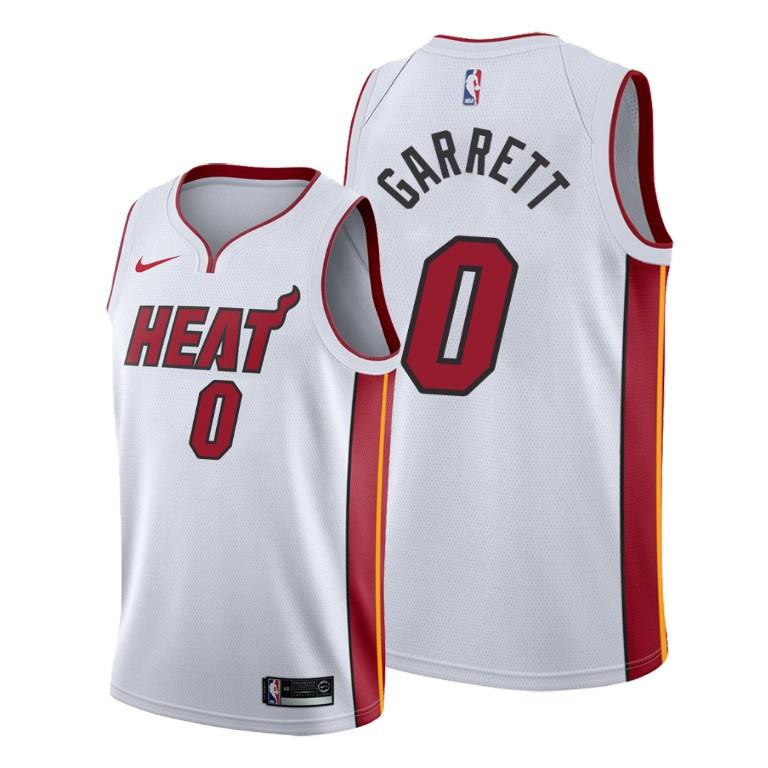 Marcus Garrett 0 Miami Heat Association Edition White Jersey - Men Jersey - JS983 