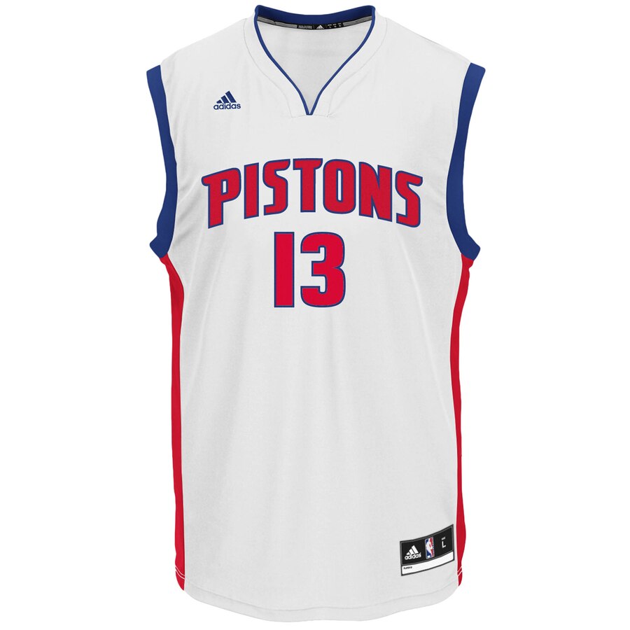 Alternative view of Marcus Morris Detroit Pistons Adidas Home Replica Jersey - White