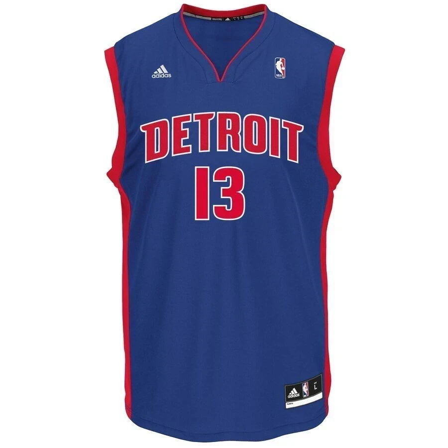 Alternative view of Marcus Morris Detroit Pistons Road Jersey - Royal - JS765 