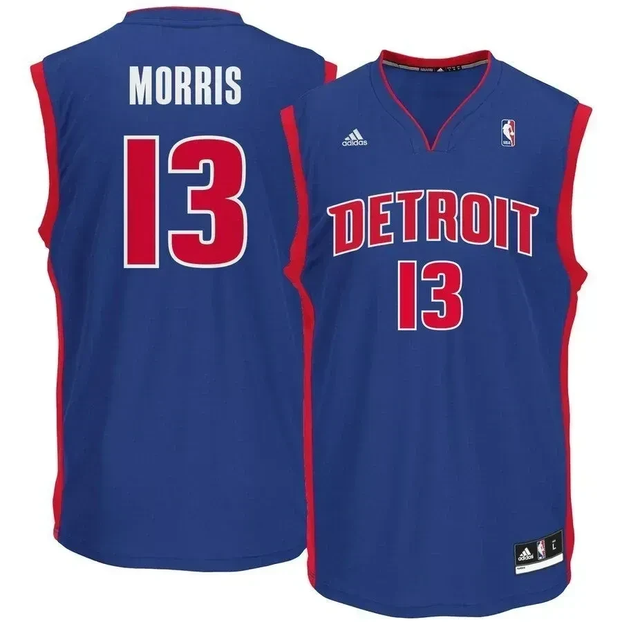 Marcus Morris Detroit Pistons Road Jersey - Royal - JS765 