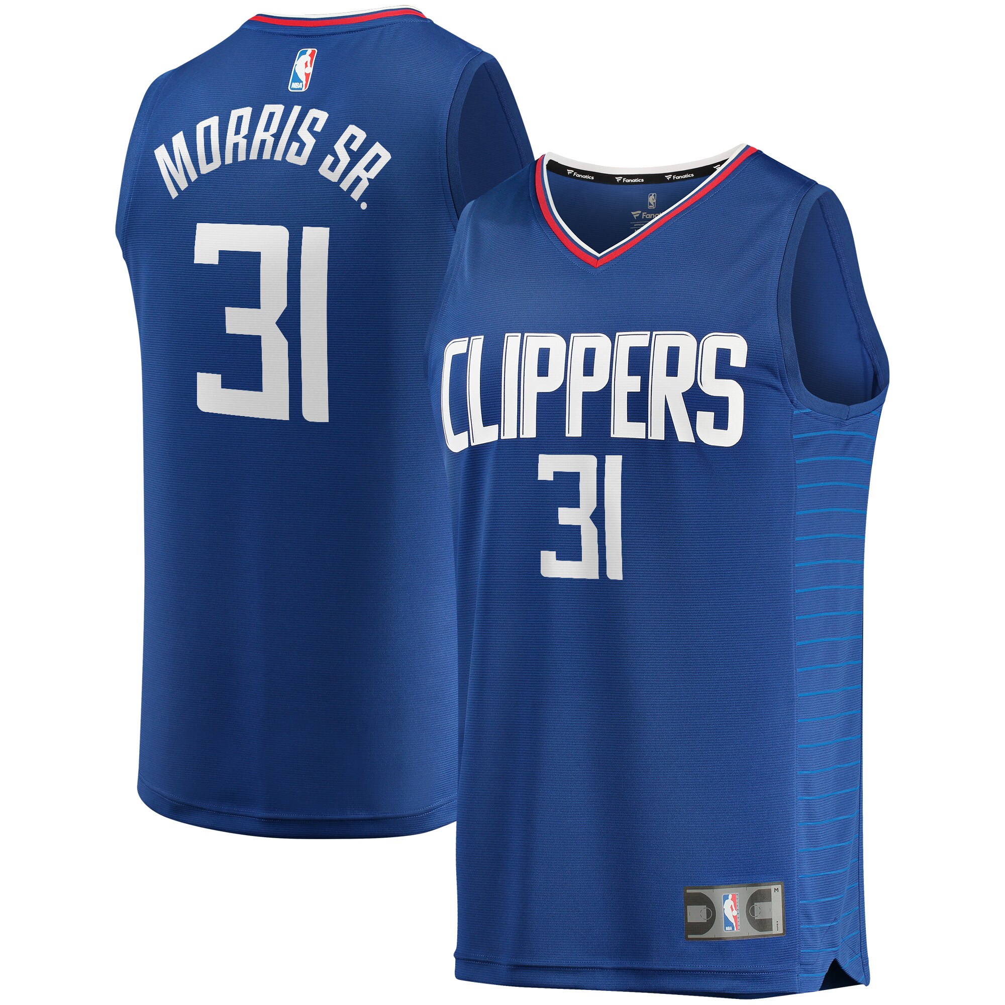 Marcus Morris La Clippers Fanatics Branded Fast Break Road Player Jersey - Royal