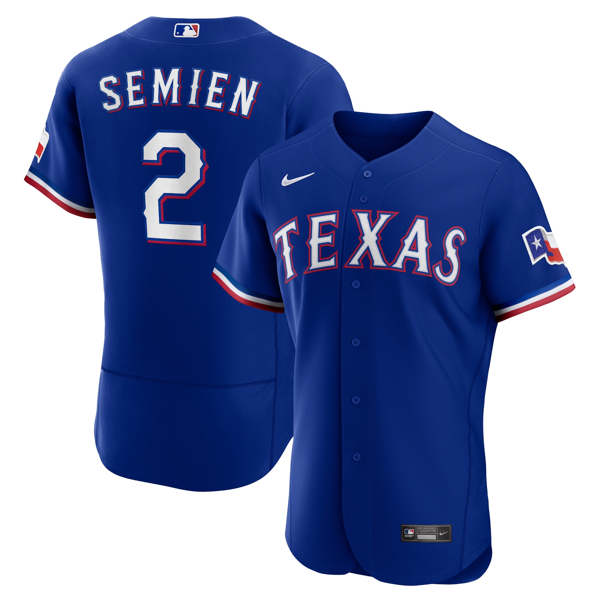 Marcus Semien Texas Rangers Alternate Authentic Player Jersey - Royal