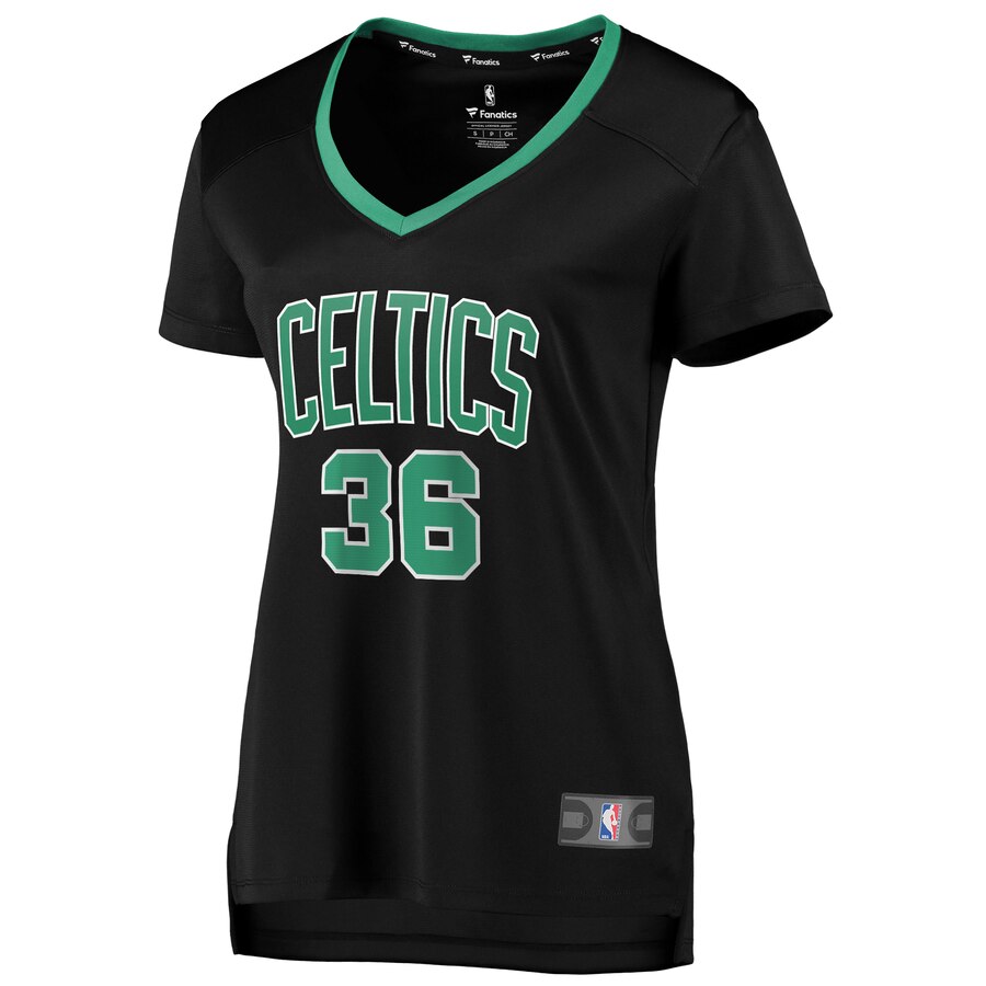 Alternative view of Marcus Smart Boston Celtics Fanatics Branded Women's Fast Break Replica Player Jersey - Statement Edition - Black