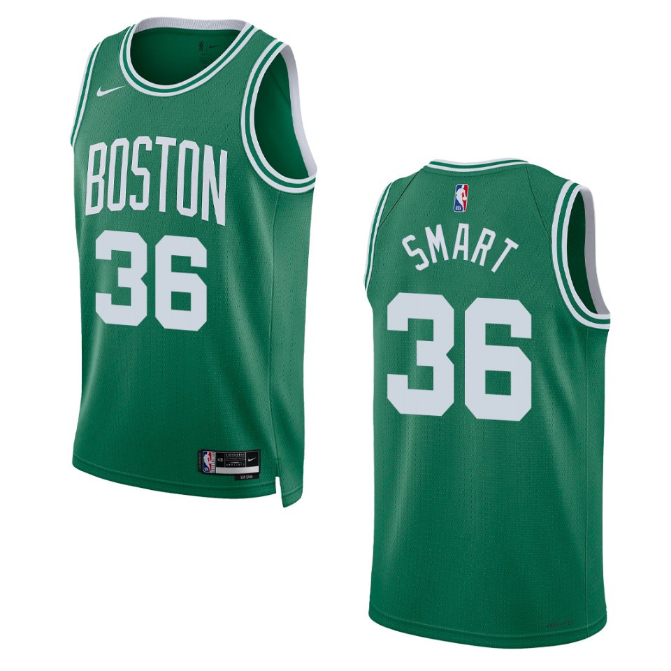 Marcus Smart Kelly Green Icon Edition 2022-23 Boston Celtics Swingman Jersey