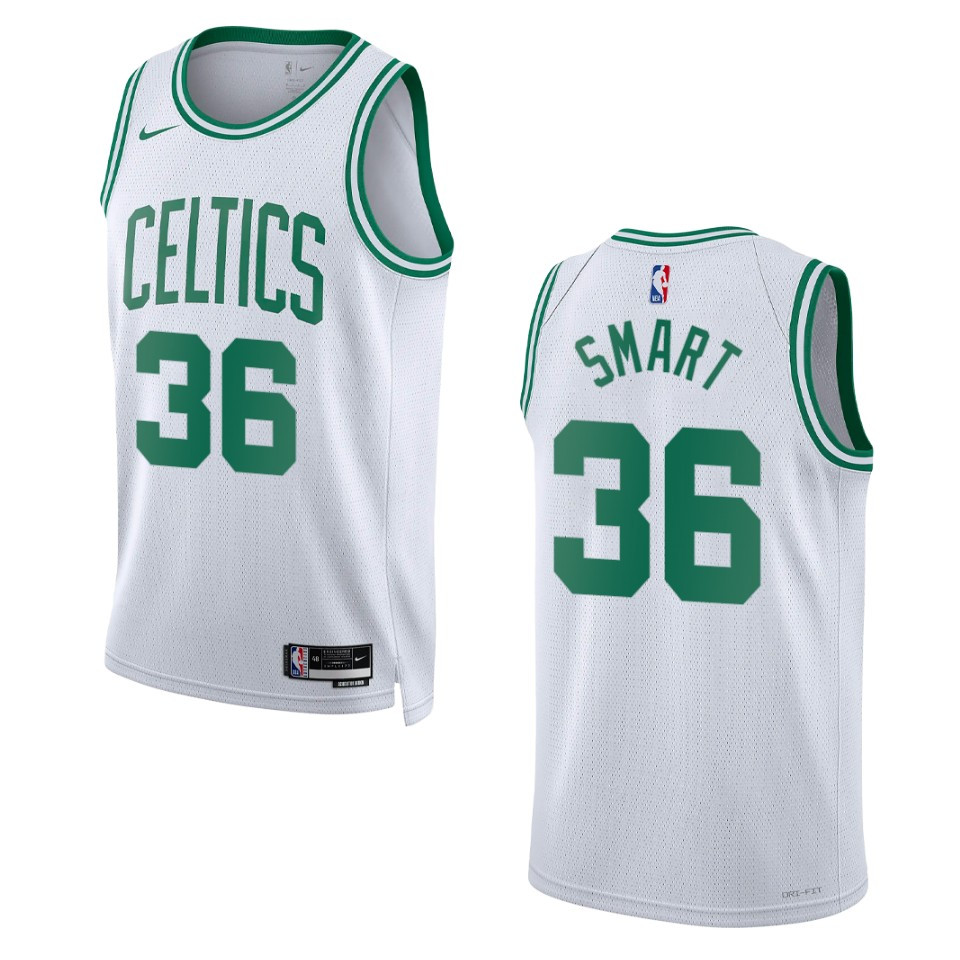 Marcus Smart White Association Edition 2022-23 Boston Celtics Swingman Jersey