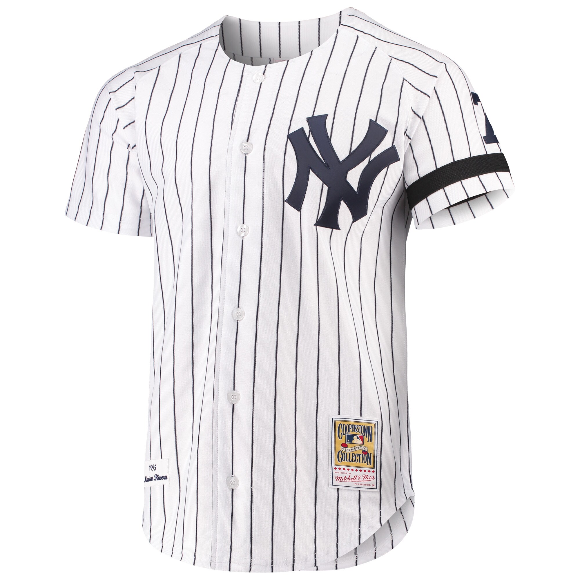 Alternative view of Mariano Rivera New York Yankees Mitchell & Ness Authentic Jersey - White