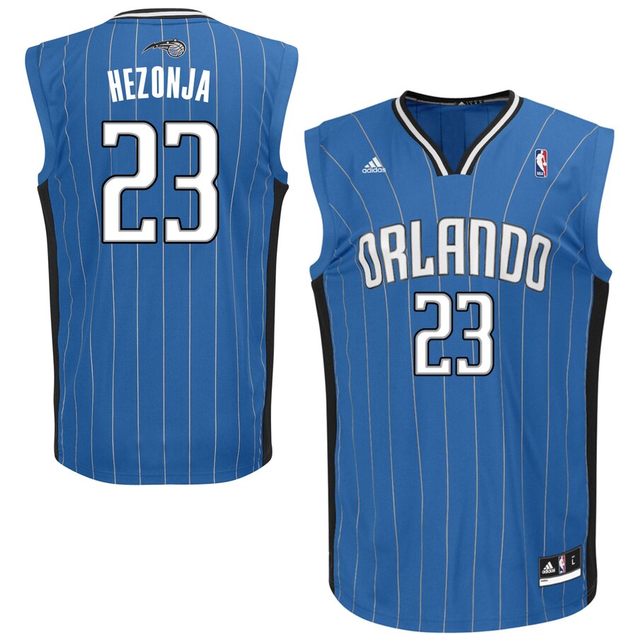 Alternative view of Mario Hezonja Orlando Magic Adidas Replica Jersey - Blue