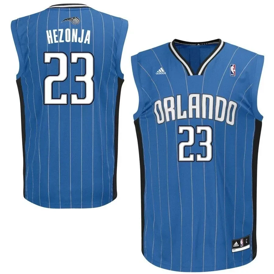 Alternative view of Mario Hezonja Orlando Magic Jersey - Blue - JS802 