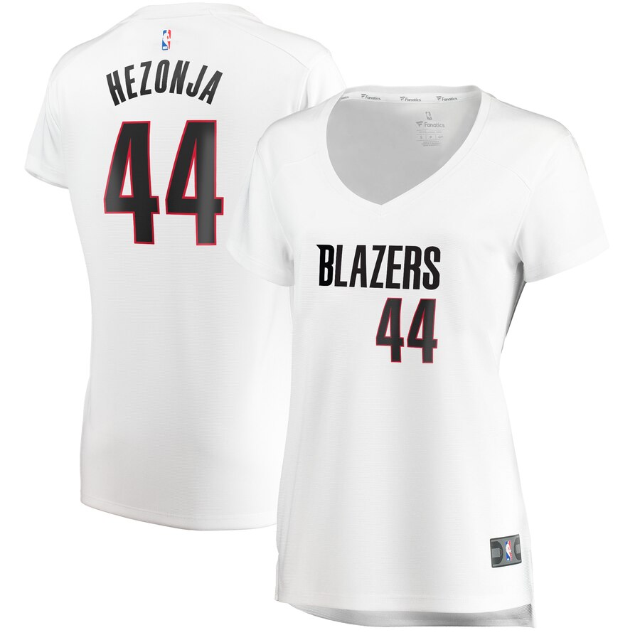 Mario Hezonja Portland Trail Blazers Fanatics Branded Women's Fast Break Replica Jersey White - Association Edition