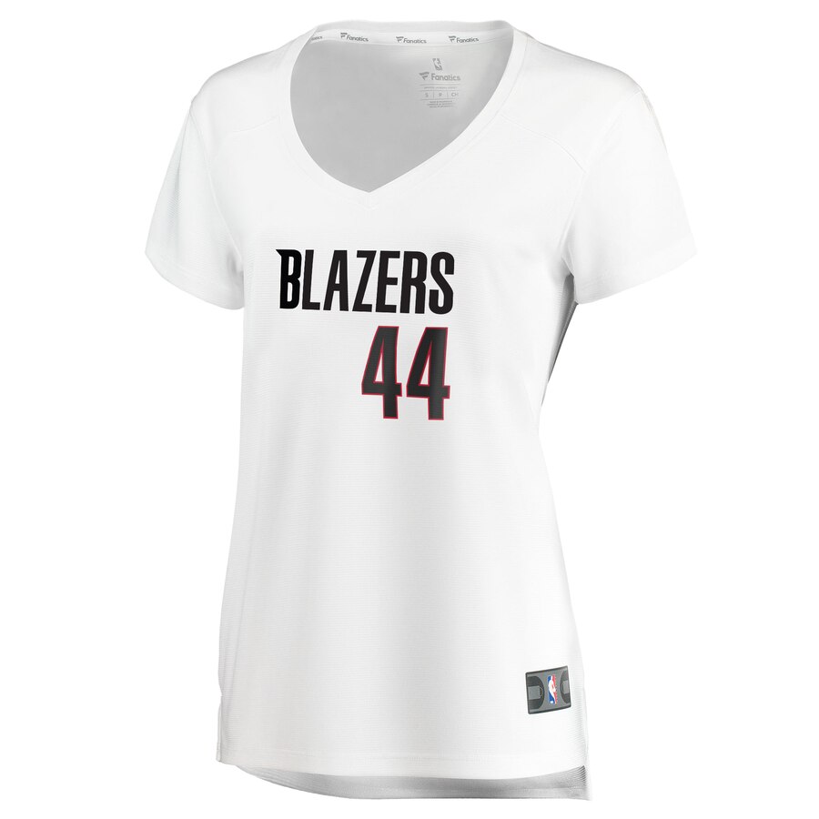 Alternative view of Mario Hezonja Portland Trail Blazers Fanatics Branded Women's Fast Break Replica Jersey White - Association Edition