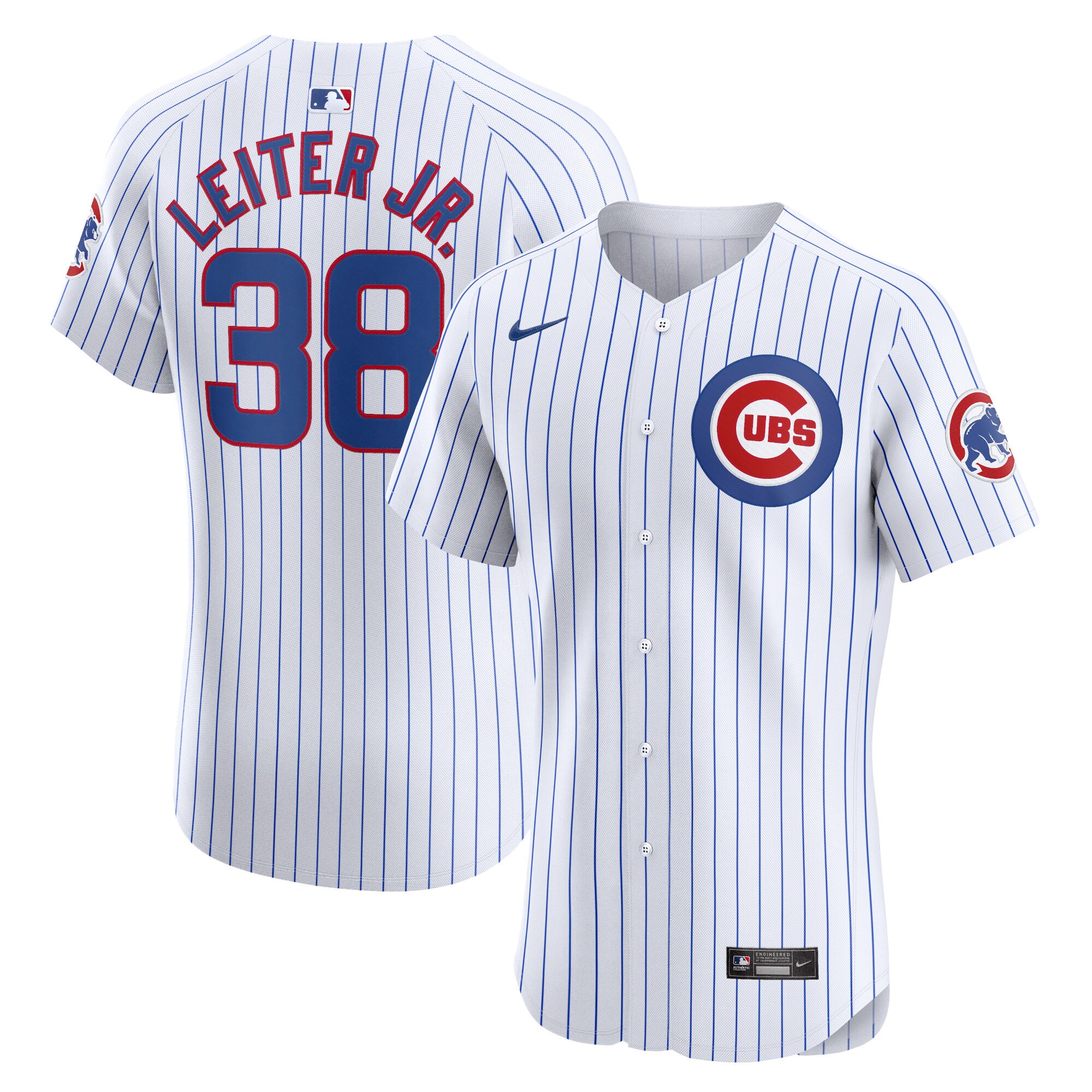 Mark Leiter Jr. Chicago Cubs Home Elite Player Jersey - White