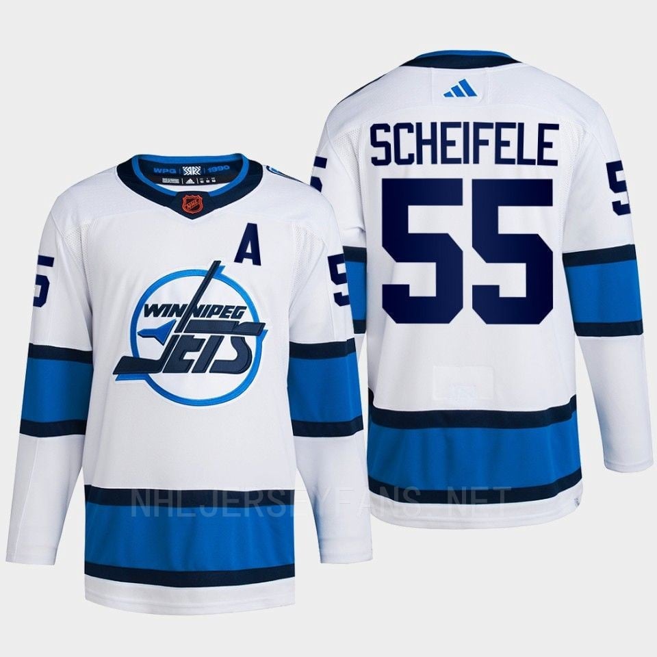Mark Scheifele 55 Reverse Retro 2.0 2022 Winnipeg Jets White Jersey Primegreen - JS347 