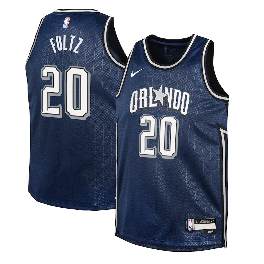 Markelle Fultz 20 Orlando Magic 2023/24 City Edition Swingman YOUTH Jersey - Navy - JS629 