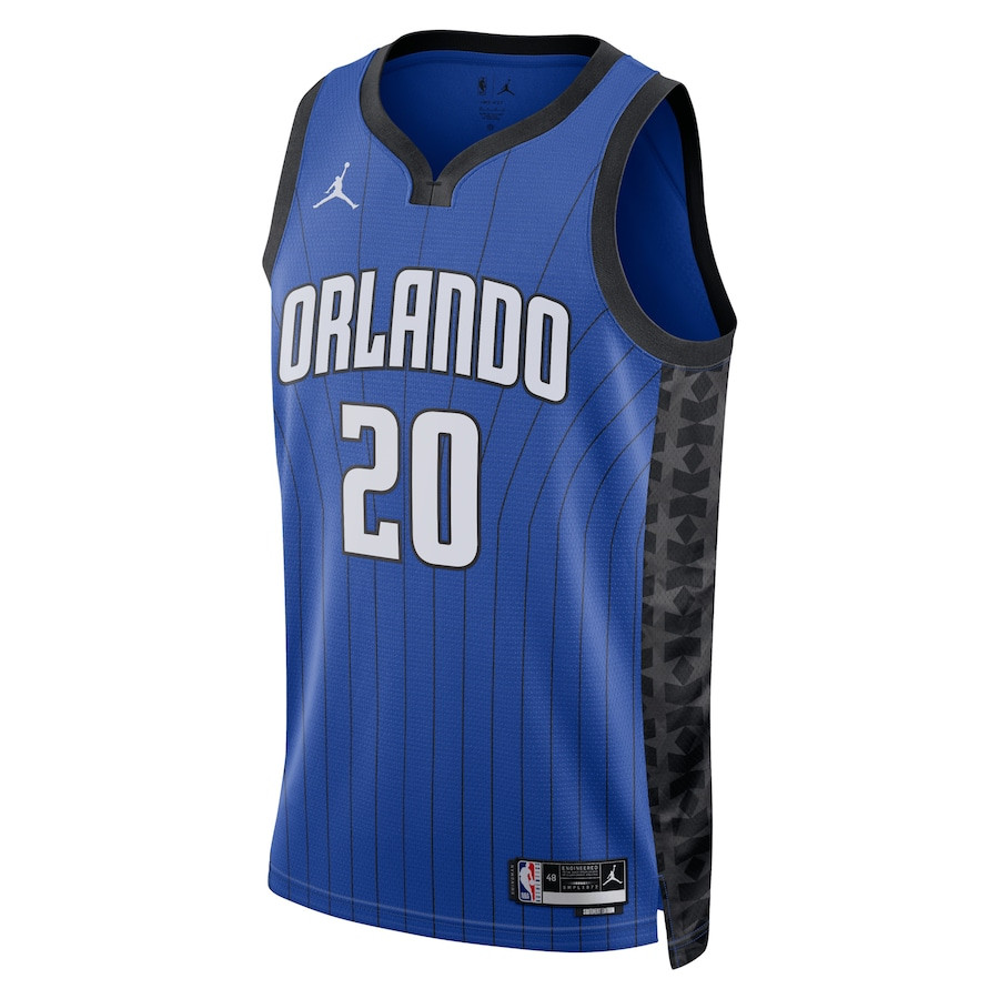 Alternative view of Markelle Fultz 20 Orlando Magic Unisex Swingman Jersey - Statement Edition - Royal - JS566 