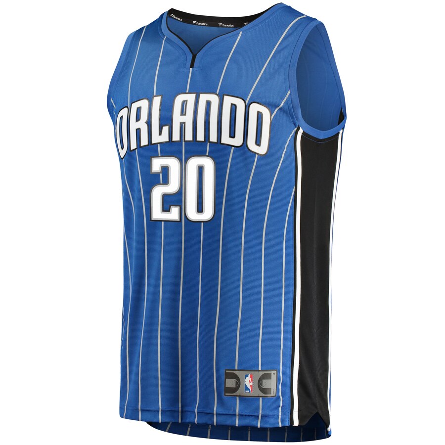 Alternative view of Markelle Fultz Orlando Magic Fanatics Branded Fast Break Replica Jersey - Icon Edition - Blue