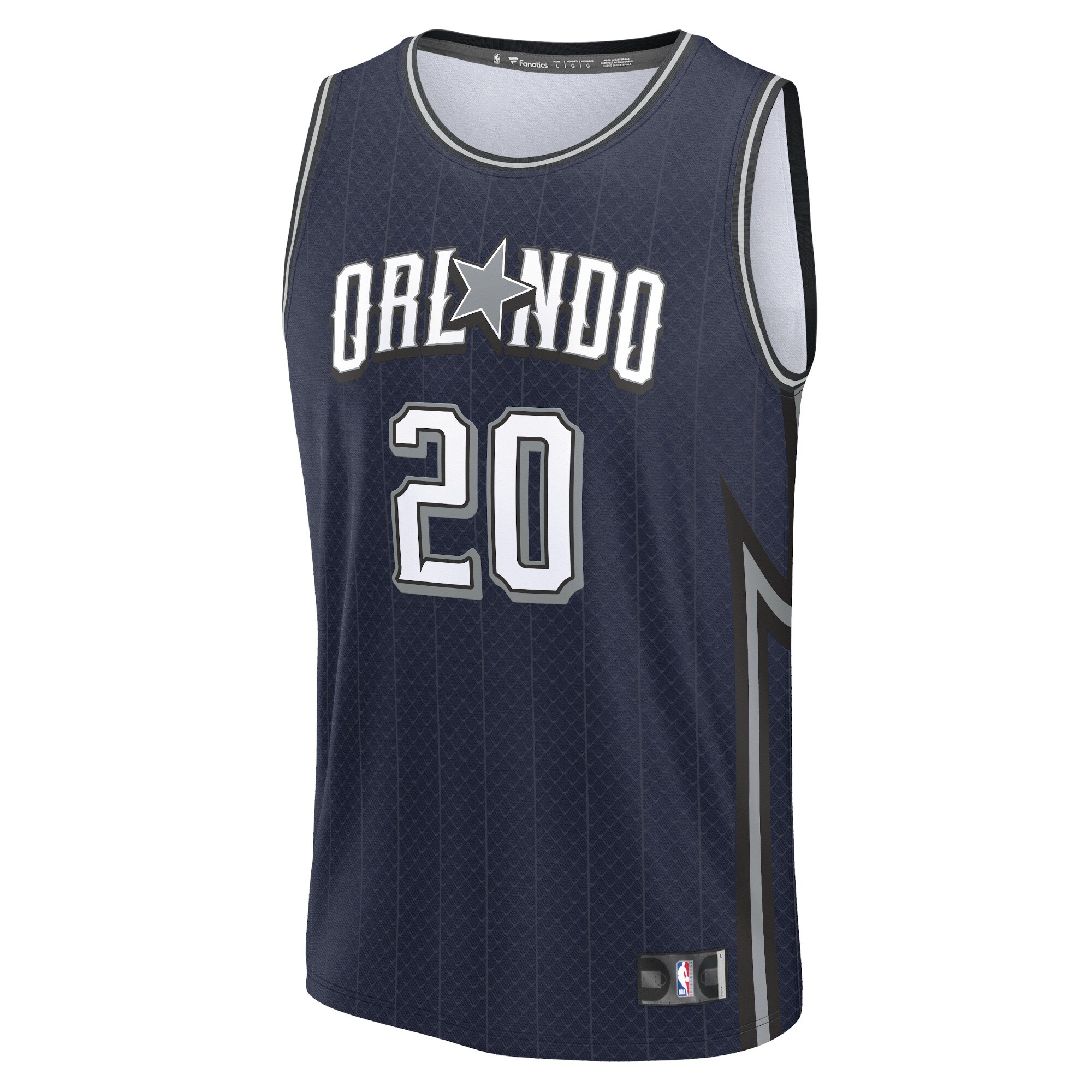 Alternative view of Markelle Fultz Orlando Magic Fanatics Fast Break Jersey - Navy - City Edition