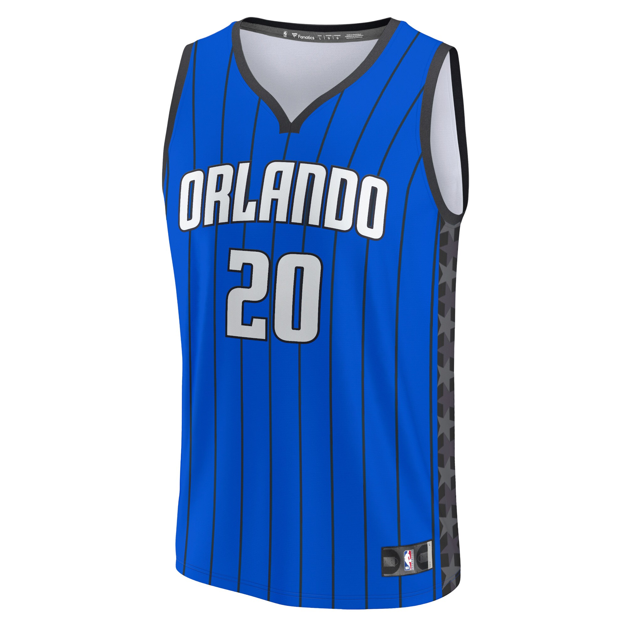 Alternative view of Markelle Fultz Orlando Magic Fanatics Fast Break Replica Player Jersey - Statement Edition - Blue