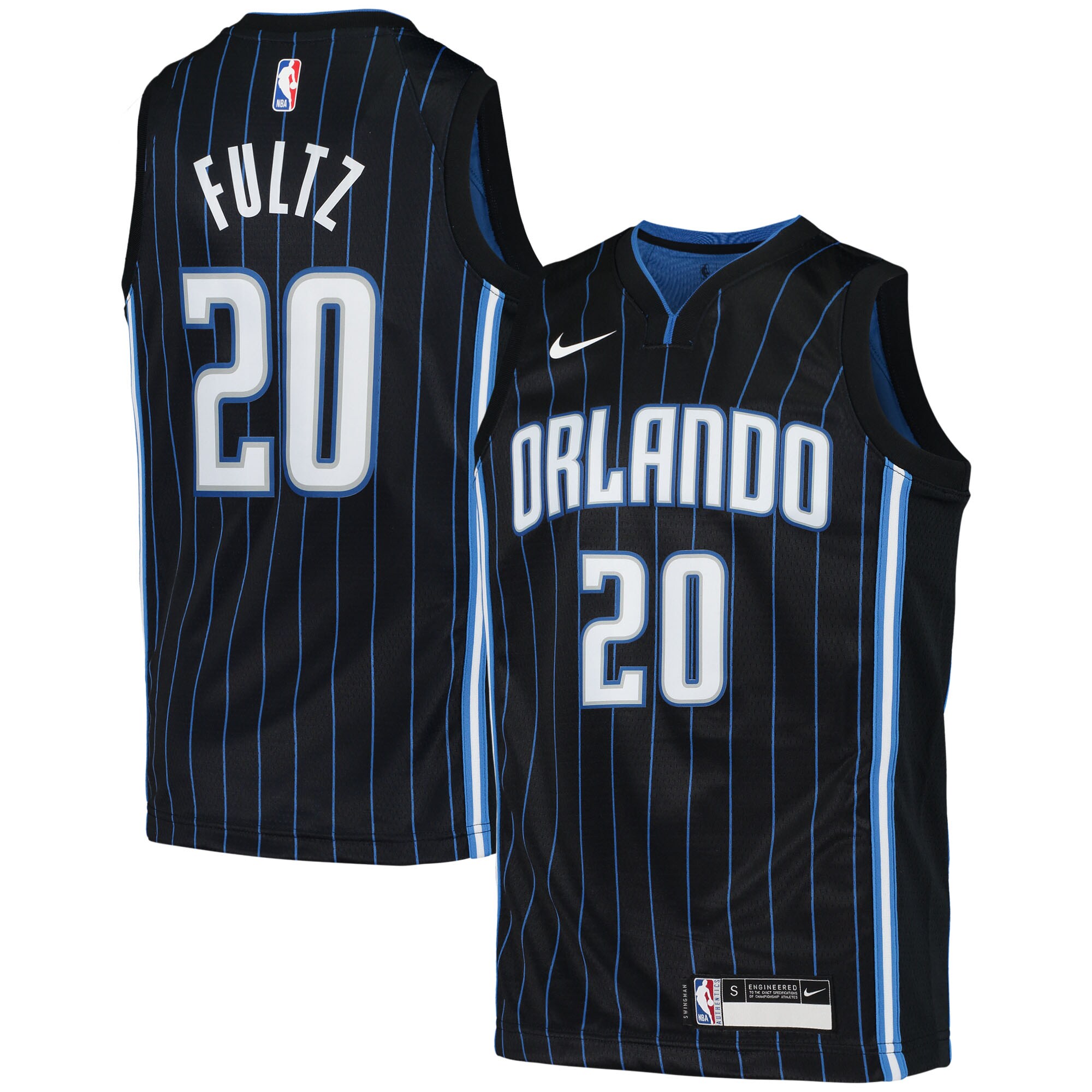 Markelle Fultz Orlando Magic Youth 2020/21 Swingman Jersey - Icon Edition - Black