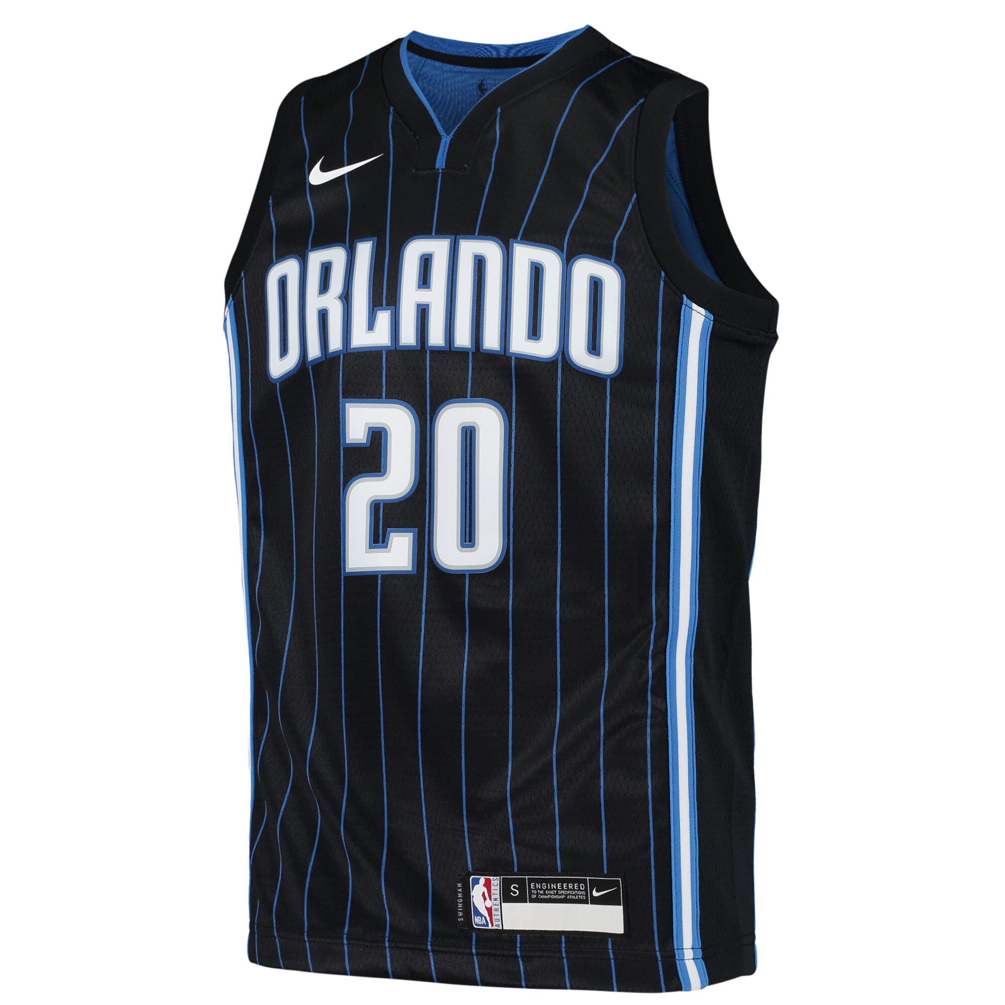Alternative view of Markelle Fultz Orlando Magic Youth Swingman Jersey - Icon Edition - Black