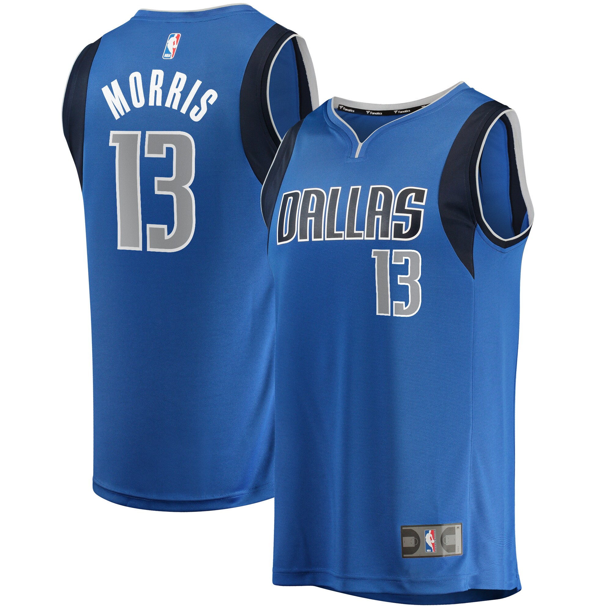 Markieff Morris Dallas Mavericks Fanatics Youth Fast Break Player Jersey - Icon Edition - Blue