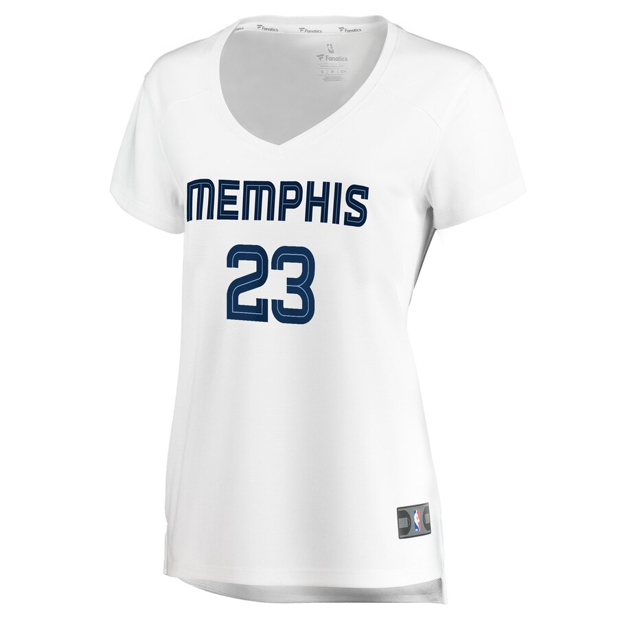 Alternative view of Marko Guduric Memphis Grizzlies Fanatics Branded Women's Fast Break Player Jersey - Association Edition - White