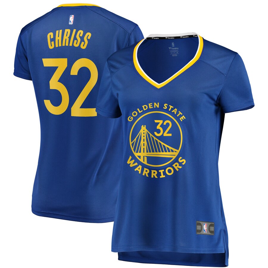 Marquese Chriss Golden State Warriors Fanatics Branded Women's Fast Break Player Jersey - Icon Edition - Royal