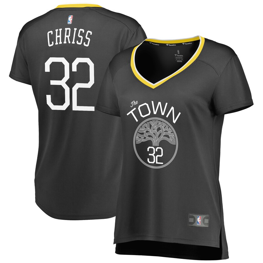 Marquese Chriss Golden State Warriors Fanatics Branded Women's Fast Break Player Jersey - Statement Edition - Black