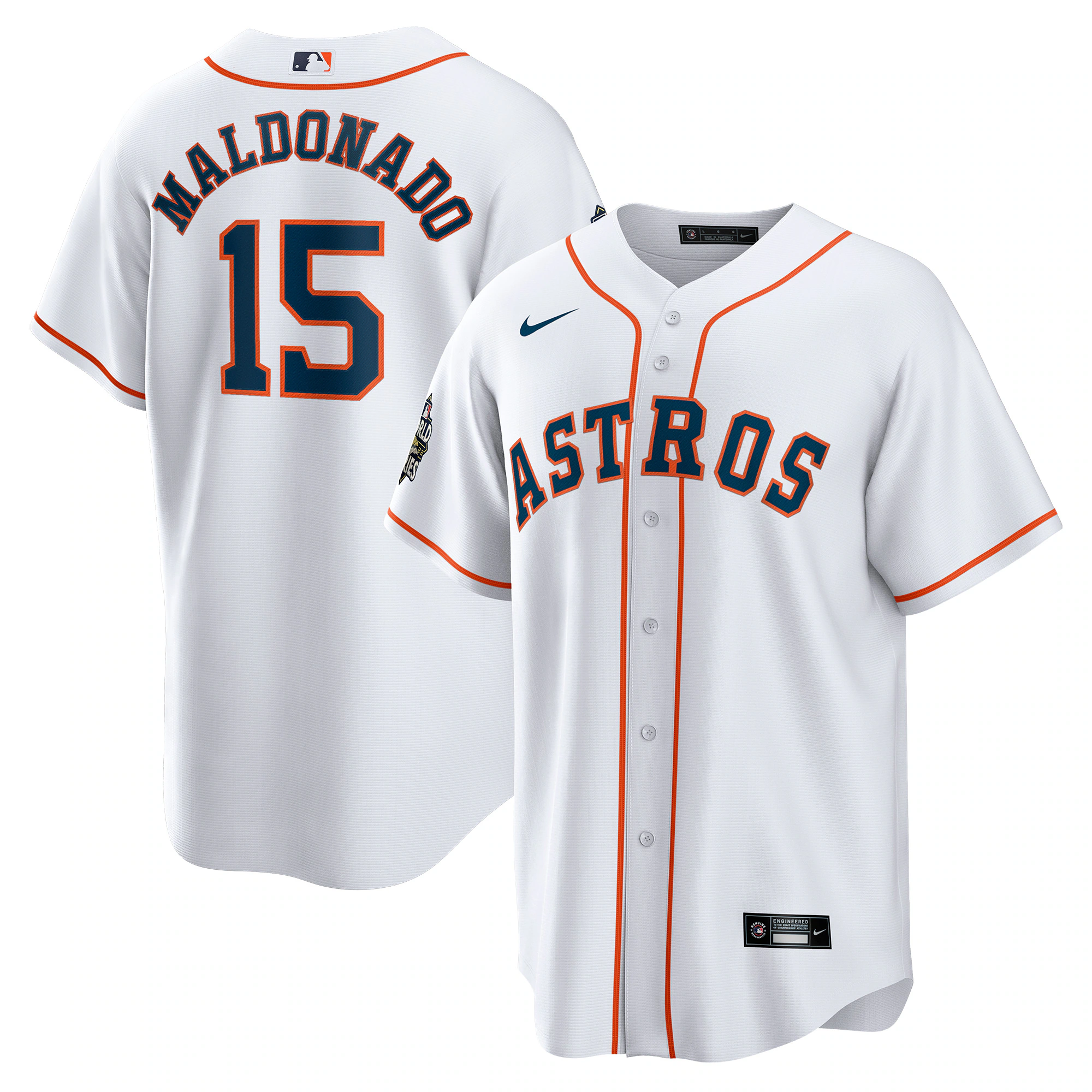 MartÃƒÆ’Ã‚Â­n Maldonado Houston Astros Home 2022 World Series Replica Player Jersey - White