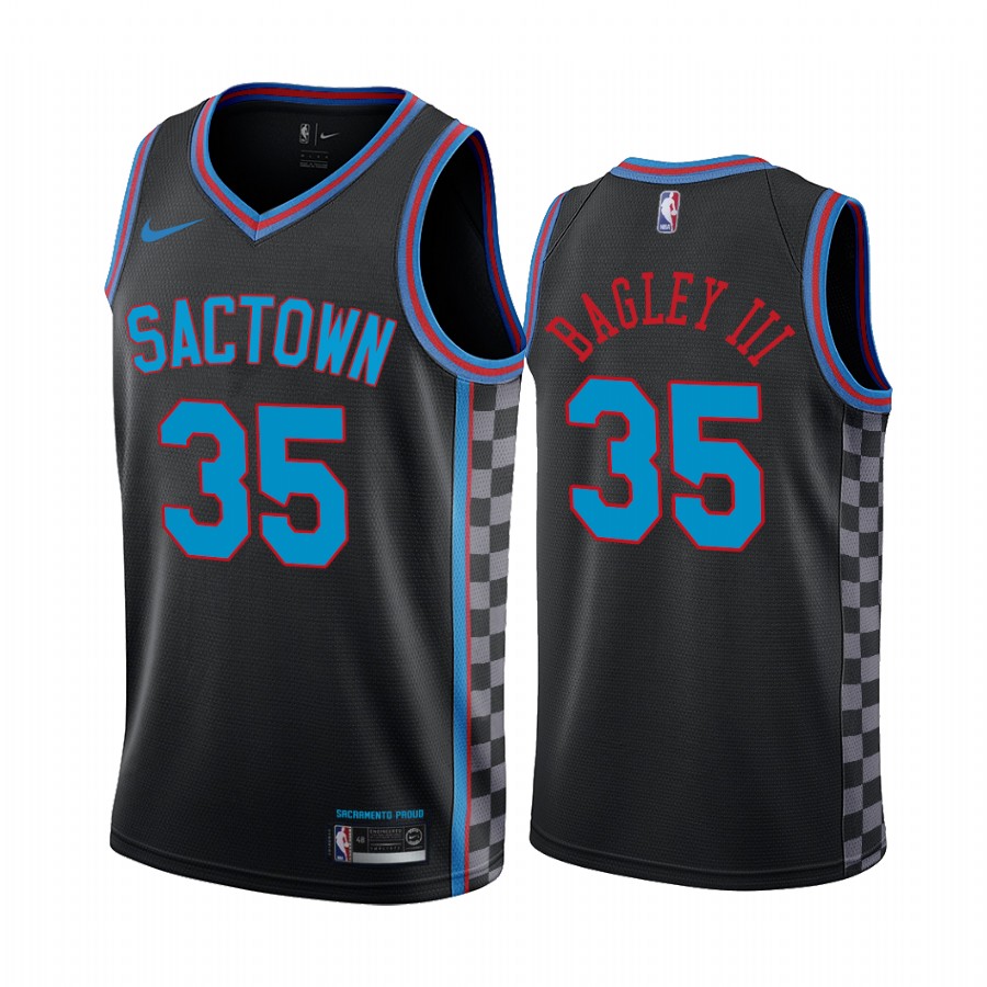 Marvin Bagley Iii Sacramento Kings Black City Edition Sactown 2020-21 Jersey