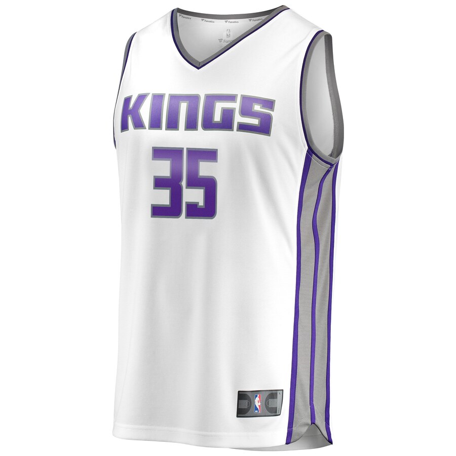 Alternative view of Marvin Bagley Iii Sacramento Kings Fanatics Branded Fast Break Replica Jersey White - Association Edition