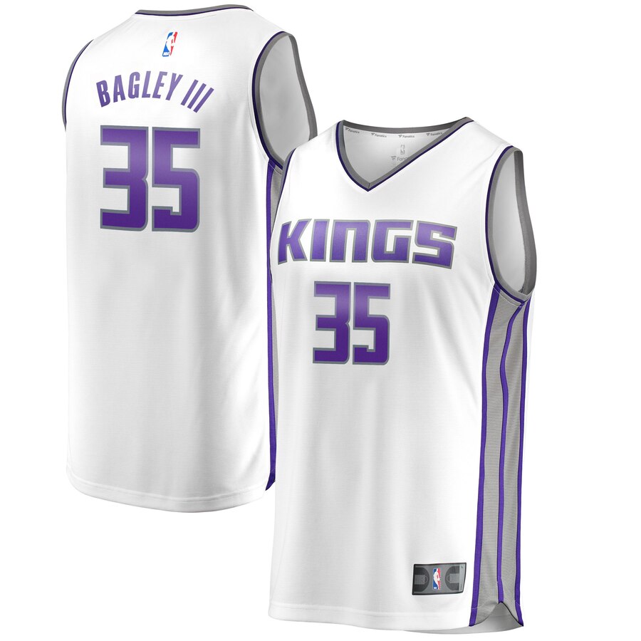 Marvin Bagley Iii Sacramento Kings Fanatics Branded Fast Break Replica Jersey White - Association Edition
