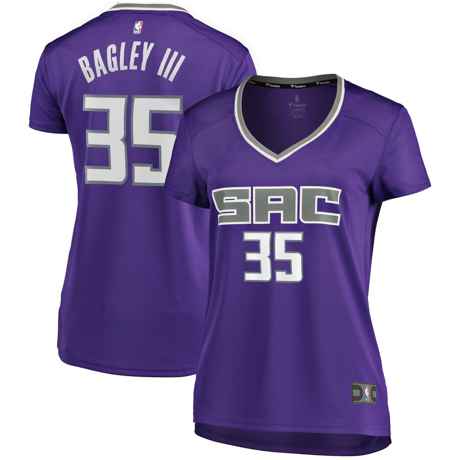 Marvin Bagley Iii Sacramento Kings Fanatics Branded Women's Fast Break Player Replica Jersey - Icon Edition - Purple