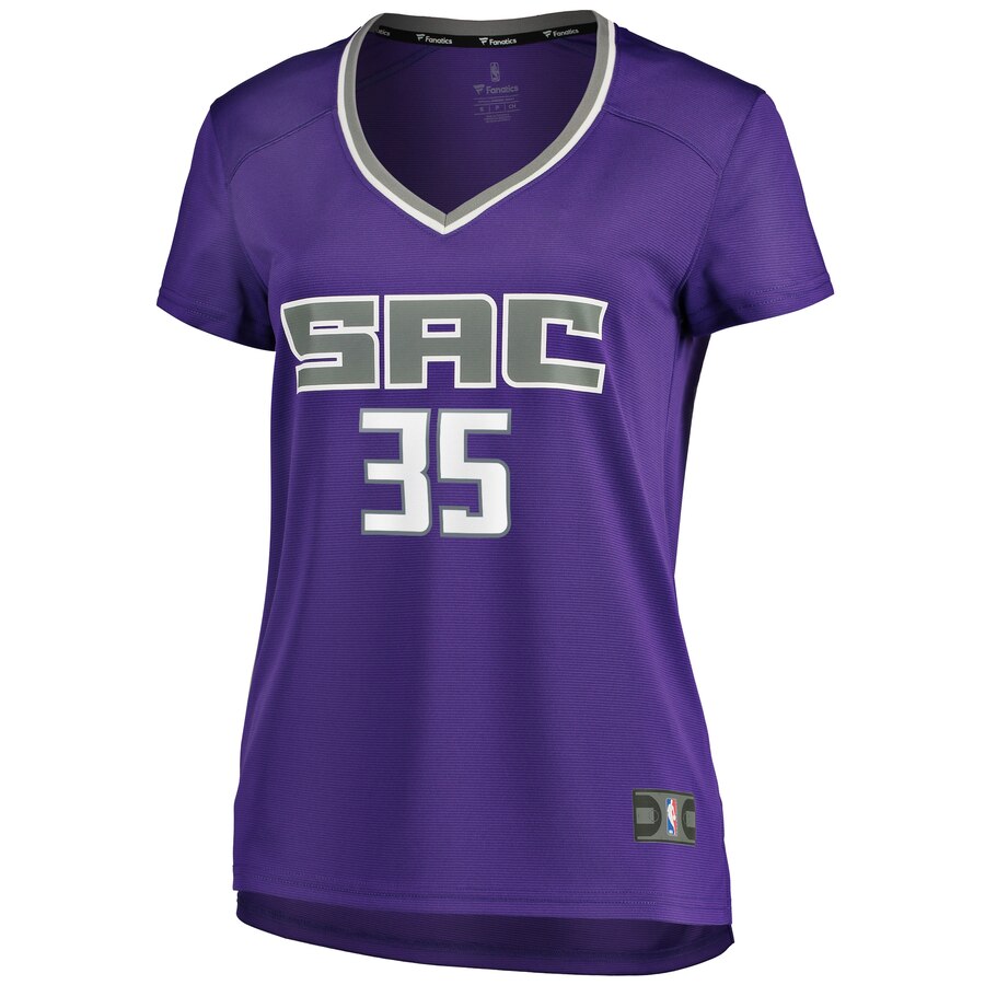 Alternative view of Marvin Bagley Iii Sacramento Kings Fanatics Branded Women's Fast Break Player Replica Jersey - Icon Edition - Purple