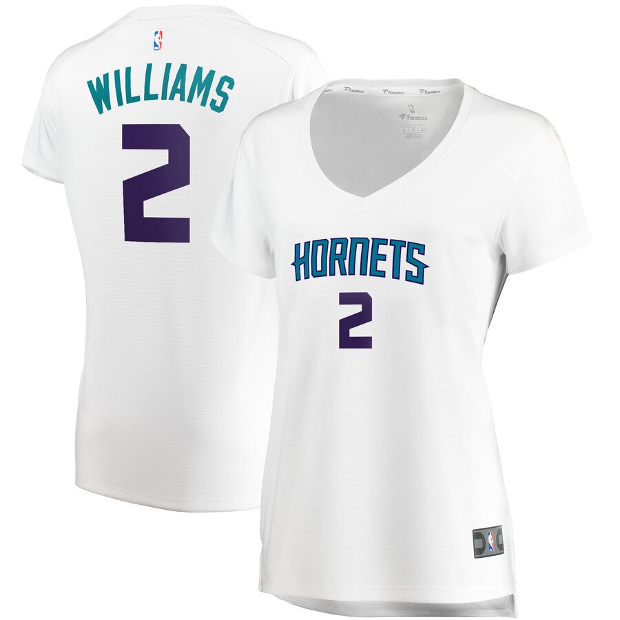 Marvin Williams Charlotte Hornets Fanatics Branded Women's Fast Break Replica Player Jersey - Association Edition - White