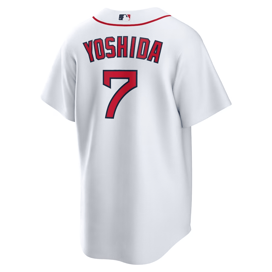 Alternative view of Masataka Yoshida 7 Boston Red Sox Home Men Jersey - White