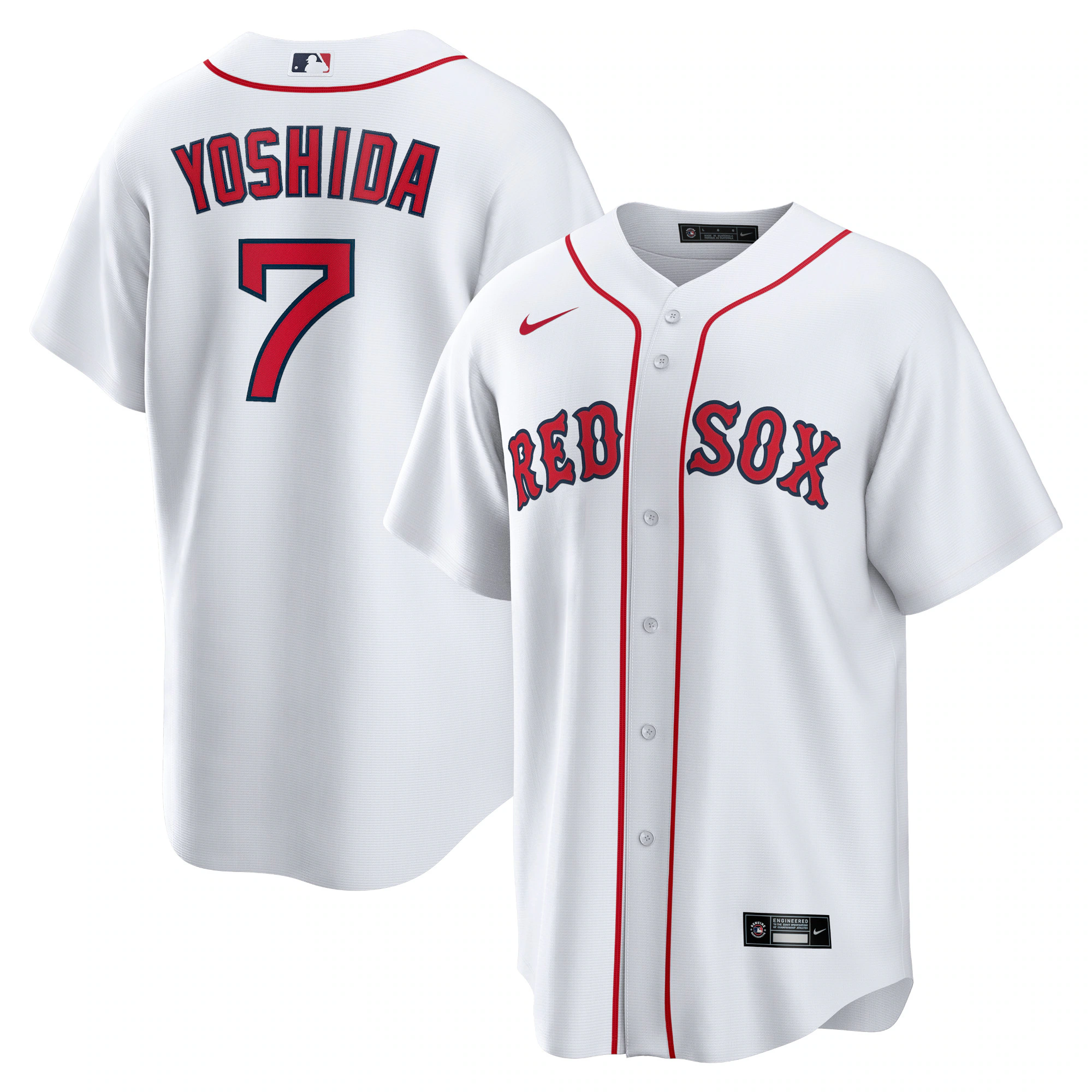 Masataka Yoshida Boston Red Sox Home Official Replica Player Jersey - White