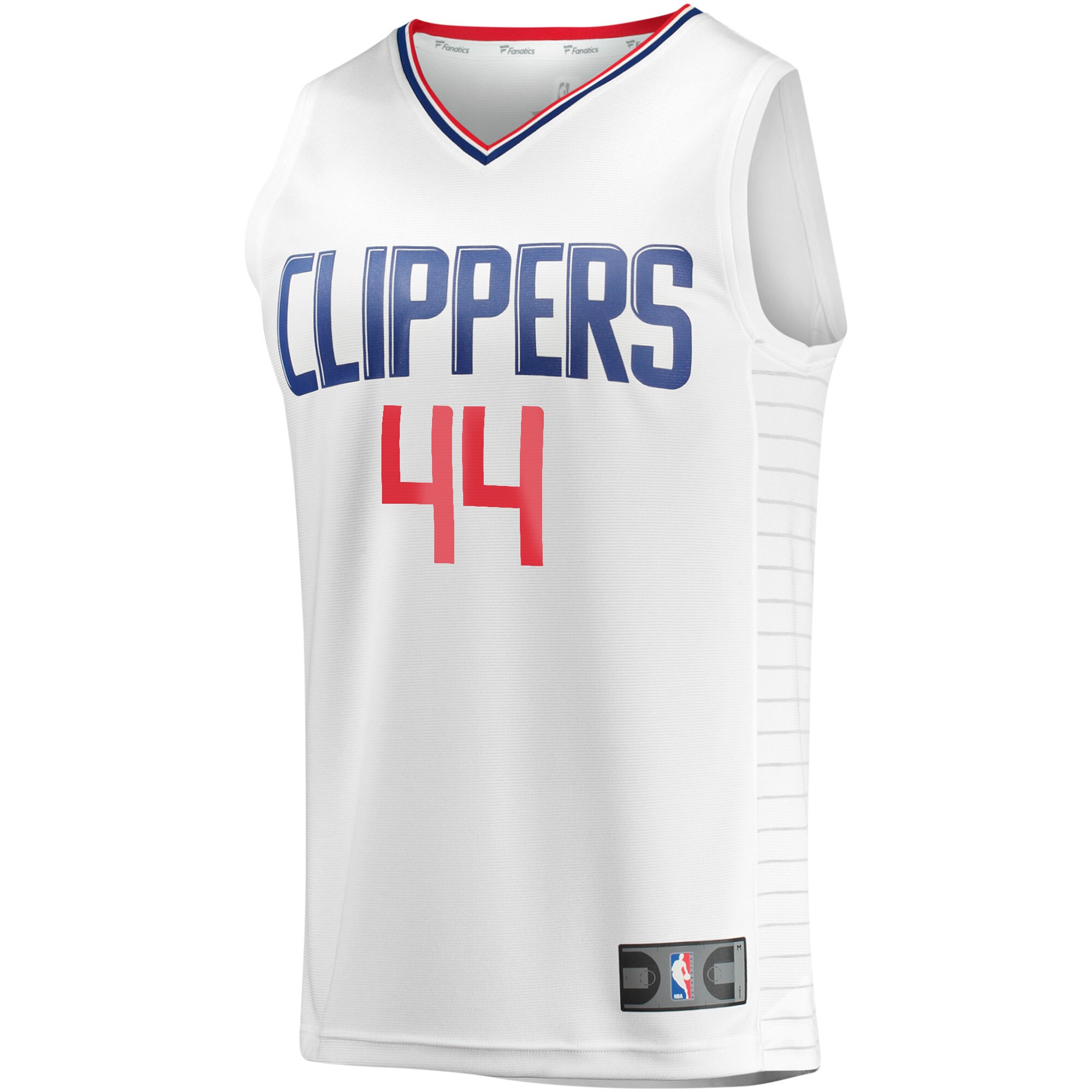 Alternative view of Mason Plumlee La Clippers Fanatics Youth Fast Break Player Jersey - Association Edition - White