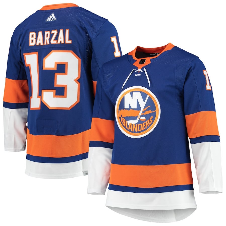 Mathew Barzal 13 New York Islanders Home Primegreen Men Jersey - Royal - JS852 