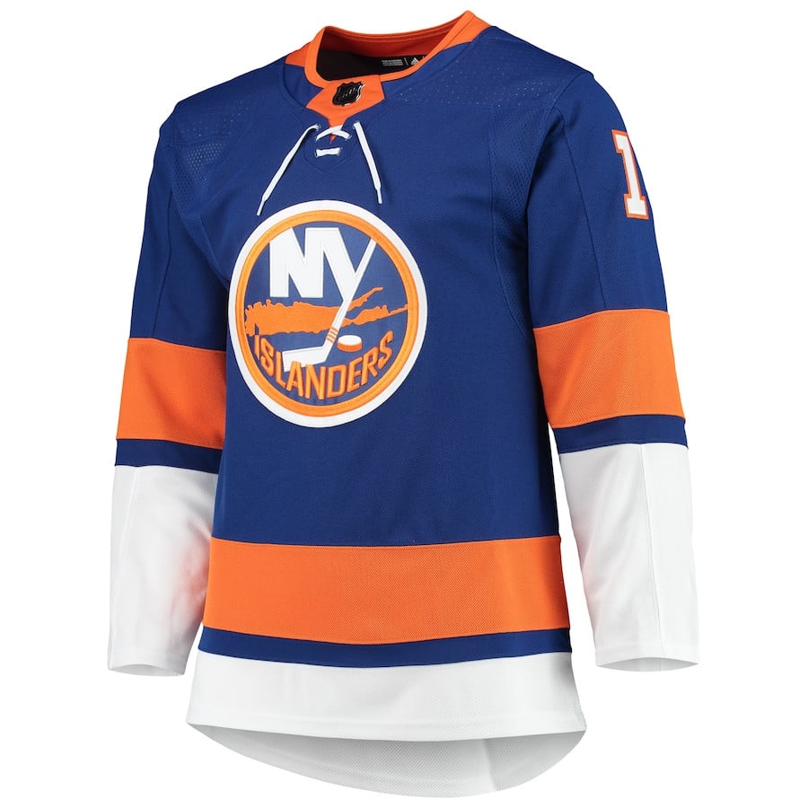 Alternative view of Mathew Barzal 13 New York Islanders Home Primegreen Men Jersey - Royal - JS852 