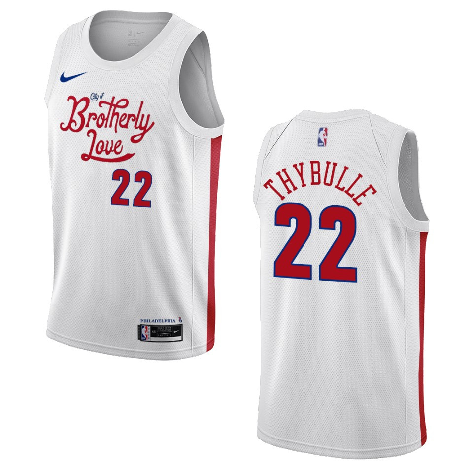 Matisse Thybulle City Edition Philadelphia 76ers 2022-23 White Swingman Jersey