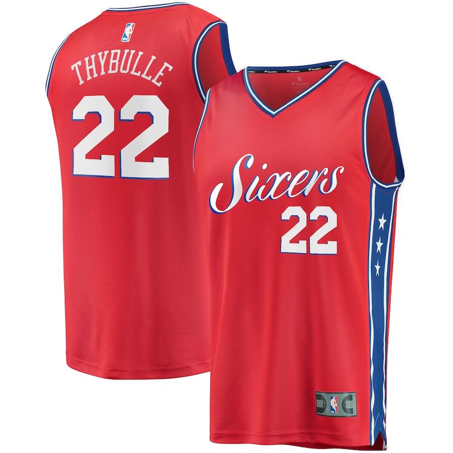 Matisse Thybulle Philadelphia 76ers Fanatics Branded Fast Break Replica Player Team Jersey - Statement Edition - Red