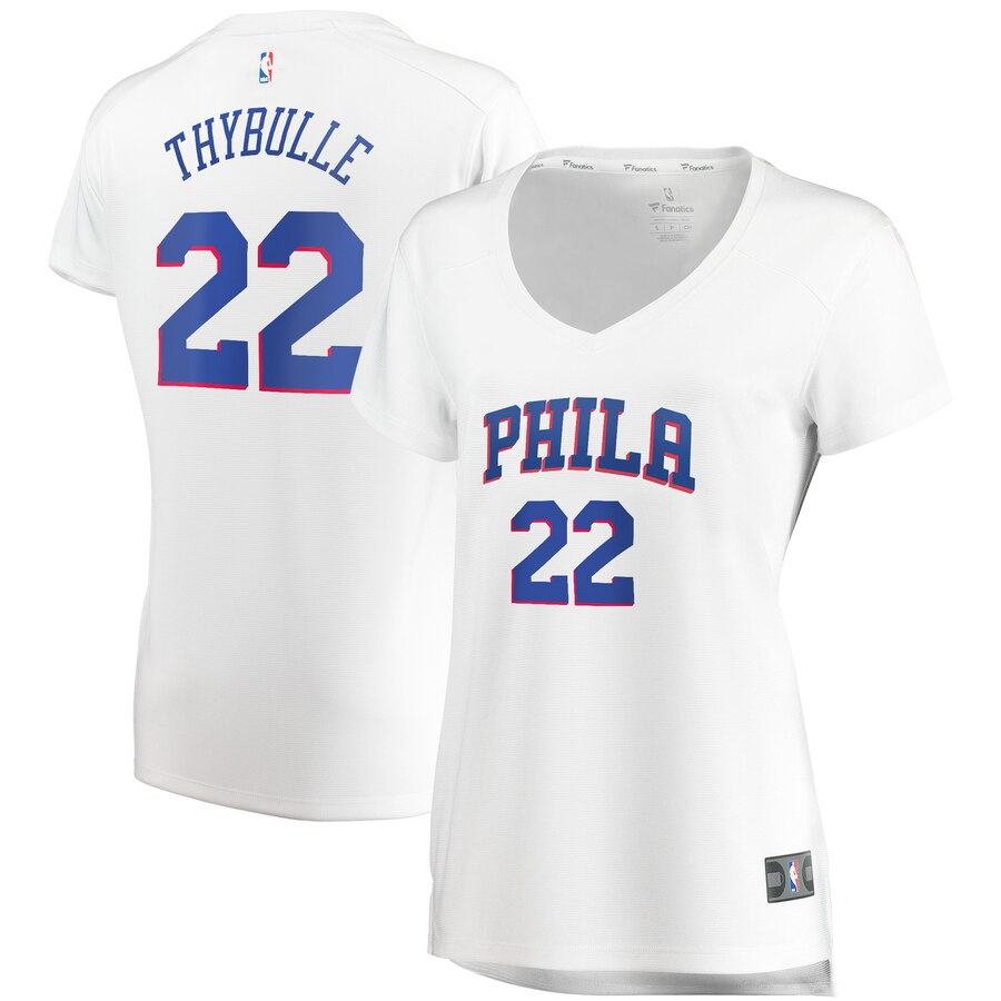 Matisse Thybulle Philadelphia 76ers Fanatics Branded Women’s Fast Break Replica Player Jersey – Association Edition – White