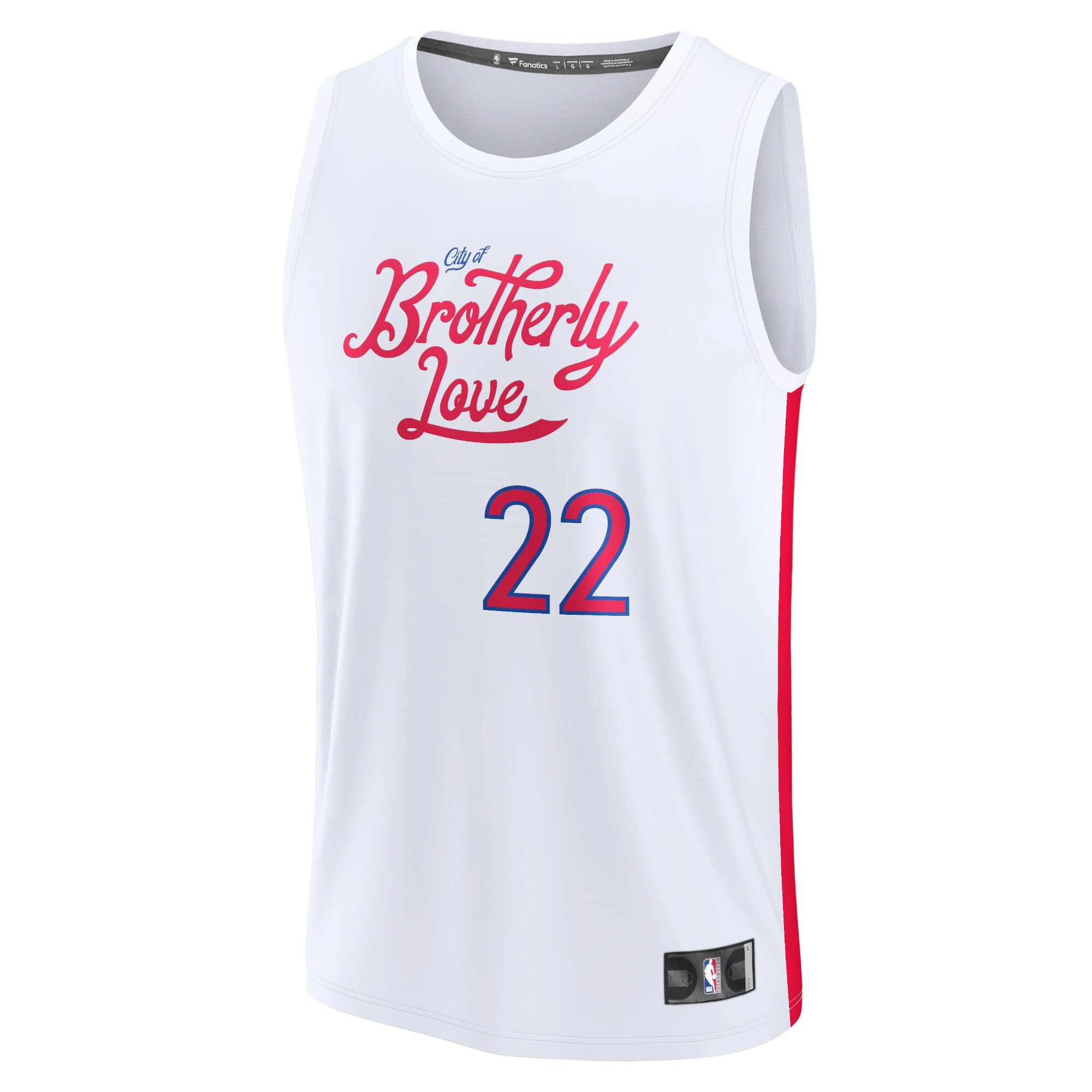 Alternative view of Matisse Thybulle Philadelphia 76ers Fanatics Fastbreak Jersey - City Edition - White