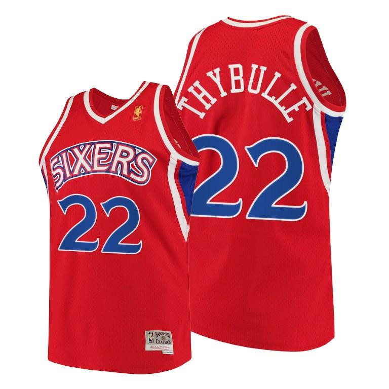 Matisse Thybulle Philadelphia 76ers Red Throwback 90s Jersey HWC Swingman - Men Jersey - JS289 
