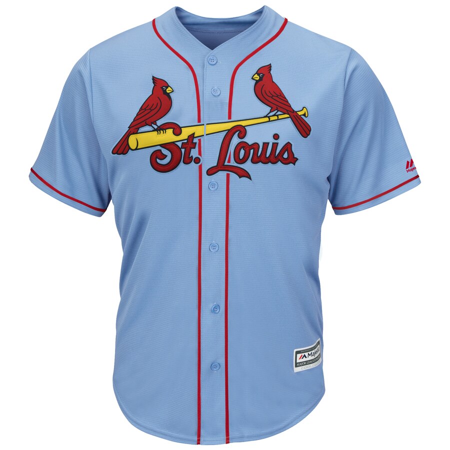 Alternative view of Matt Carpenter St. Louis Cardinals Majestic Alternate Cool Base Player Jersey – Horizon Blue