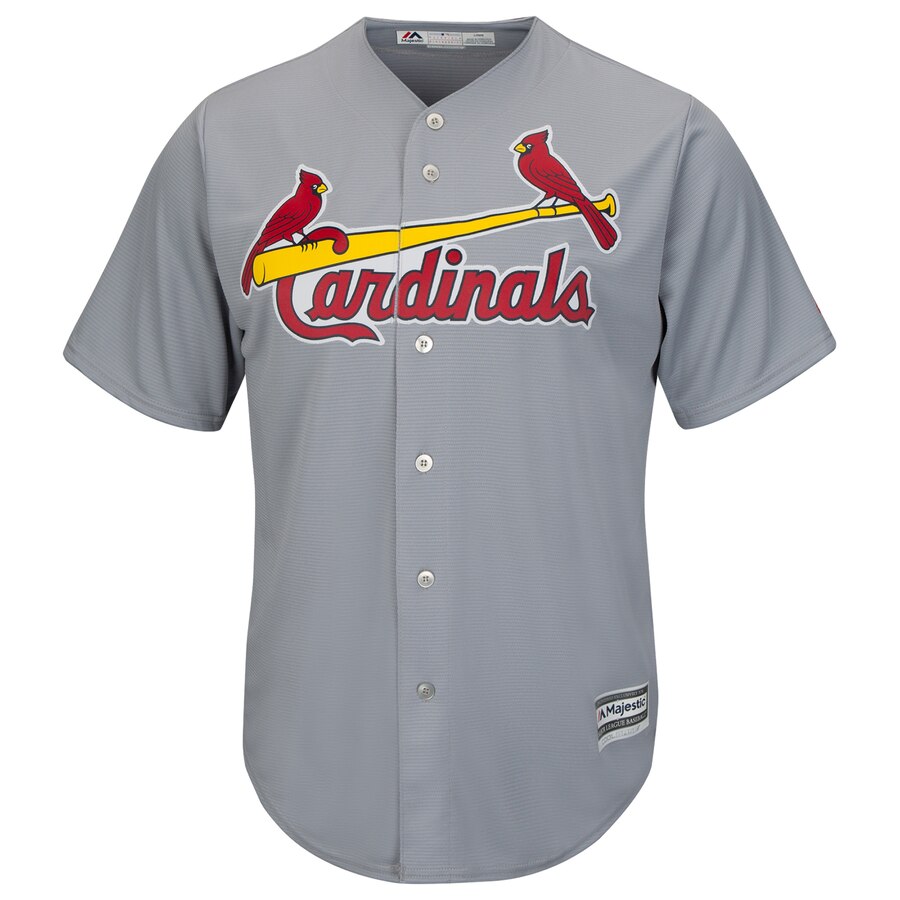 Alternative view of Matt Carpenter St. Louis Cardinals Majestic Official Cool Base Player Jersey - Gray
