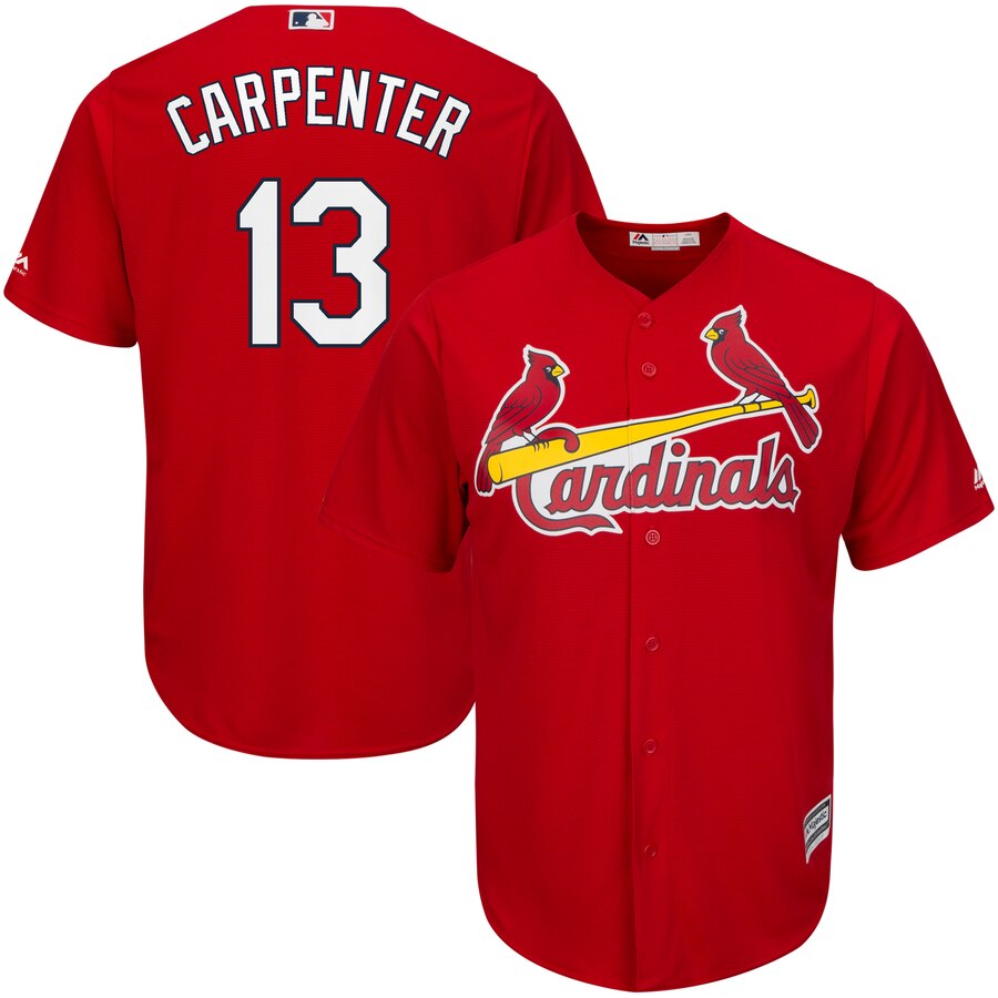 Matt Carpenter St. Louis Cardinals Majestic Official Cool Base Player Jersey – Scarlet