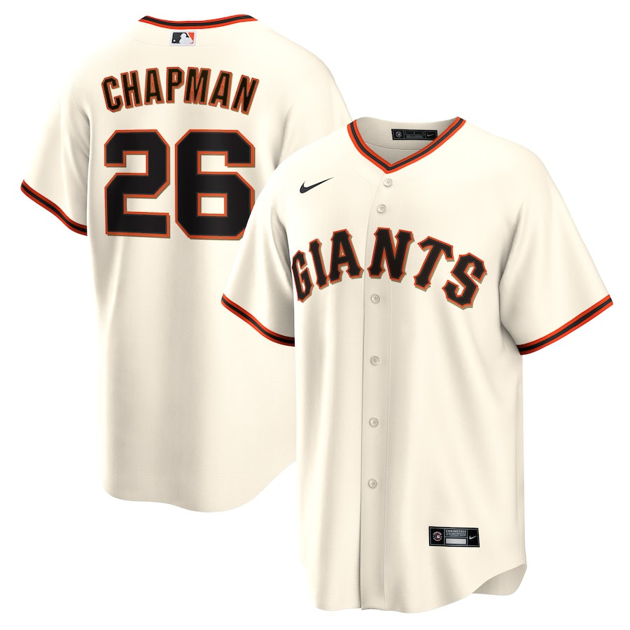 Matt Chapman 26 San Francisco Giants Home Men Jersey - Cream 