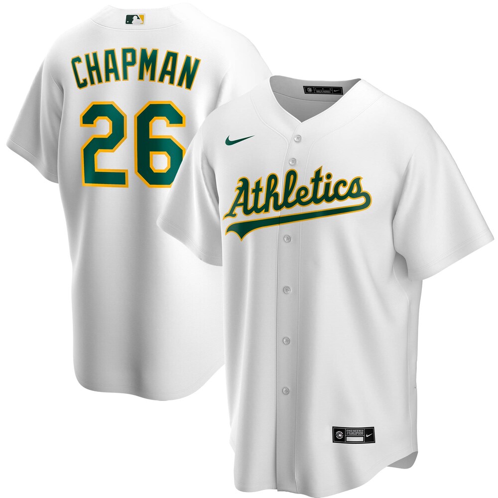 Matt Chapman Oakland Athletics Home 2020 Player Jersey - White